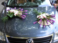 Κατασκευή αυτοκινήτου με βεντάγιες<br/> για ένα γάμο από βεντάγιες !!