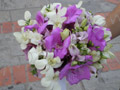 Γαμήλιο μπουκέτο με ορχιδέες<br/> dedrovium και vanda